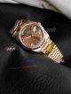 noob factory rolex day date rose gold brown roman 2836 replica watch (3)_th.jpg